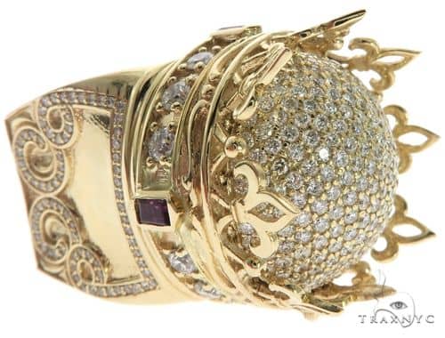 Crown pinky sale ring