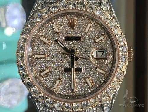 real diamond rolex