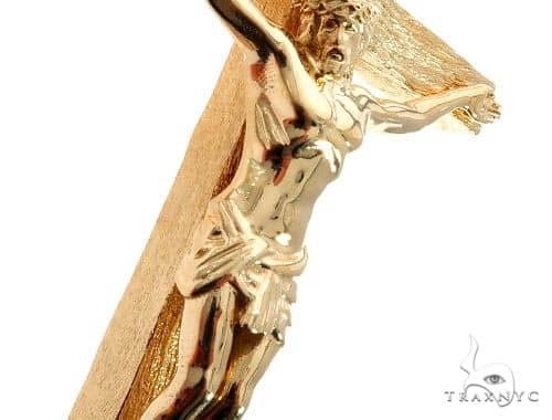 Custom 18K Yellow Gold Crucifix Jesus 