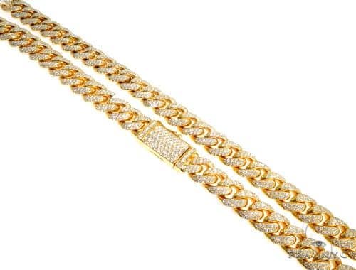14K Yellow Gold Round Diamond Miami Cuban Link Bracelet 362CT Natural  Diamond Customized Jewelry