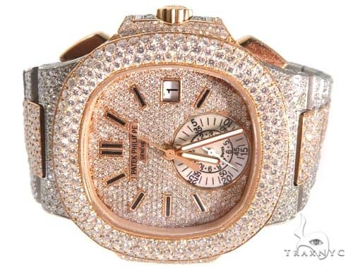 two tone patek iced out