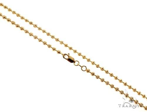 14K Gold Diamond Cut Rope Chai: buy online in NYC. Best price at TRAXNYC.