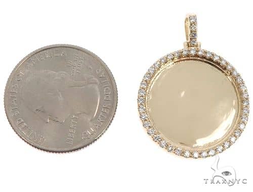 14K Gold Customizable Photo Pendant 1 