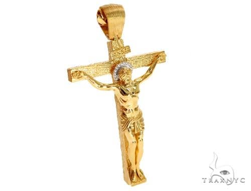 Solid 14K Yellow Gold Prong Diamond 