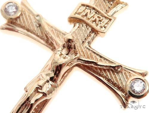 Details about   14K Yellow Gold Side Way Crucifix Ring MSRP $392