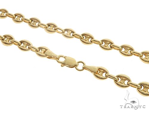 14K Yellow Gold Puffed Gucci Link 24 