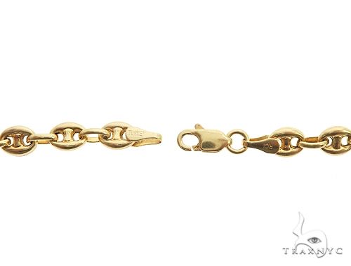 14K Yellow Gold Puffed Gucci Link 24 