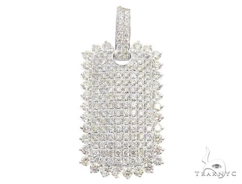 mens diamond dog tag