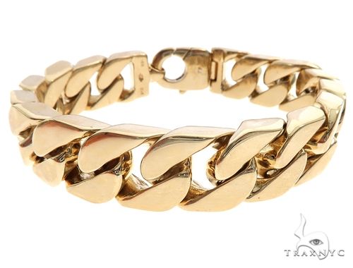 Vishesh jewels 18k And 22k Men Gold Bracelets, 40 Grams