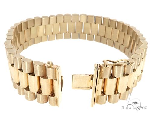mens gold watch bands