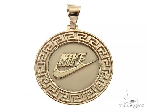 Custom Nike Pendant Yellow Gold 65259: buy online in NYC. Best price at  TRAXNYC.