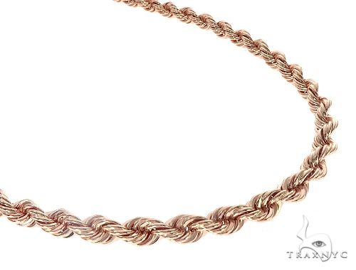 8mm rose gold rope chain