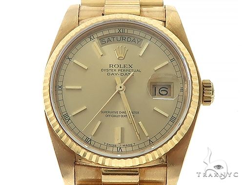 36mm 18K Yellow Gold Presidential Rolex 