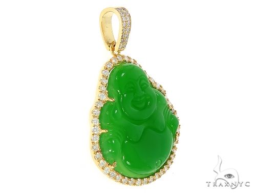 mens jade buddha pendant