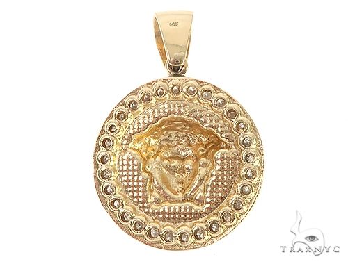 diamond medusa pendant