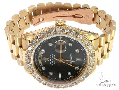 Perpetual Day-Date 36mm Diamond Rolex President Watch 65610: buy online in NYC. Best price at TRAXNYC.
