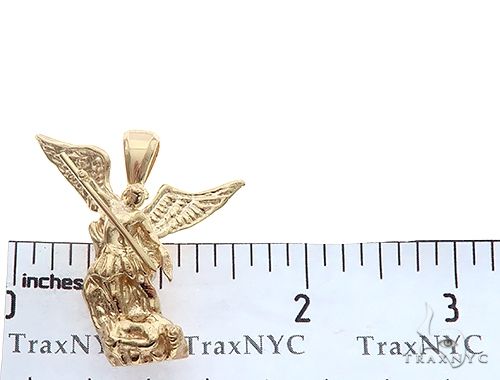 Archangel Saint Michael Necklace Brass