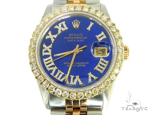 tiger tønde bilag Two Tone Diamond DateJust 36mm Rolex Watch 65814: buy online in NYC. Best  price at TRAXNYC.