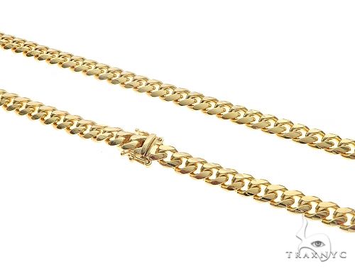 28 inch 14k gold cuban link chain