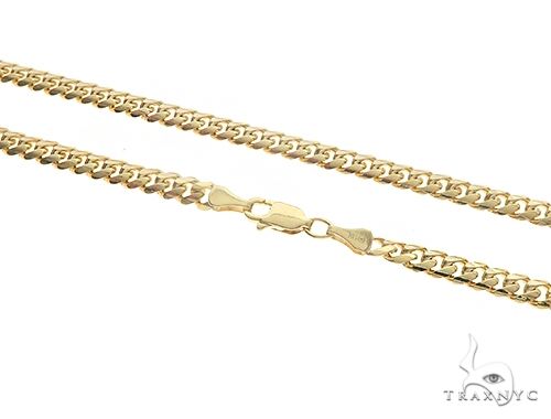 14K Yellow Gold Solid Miami Cuban Link 
