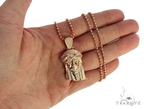 Jesus Piece Moon Cut Chain Set 64410 