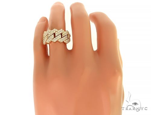 10k Gold Diamond Ring, Rose Gold Ring, Wedding Ring, Engagement Gifts, –  GeumJewels