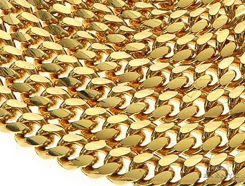 14K Yellow Miami Cuban Link Chain 20 