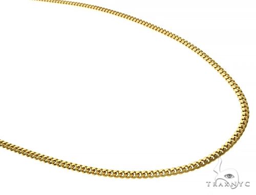 18ct gold cuban link chain