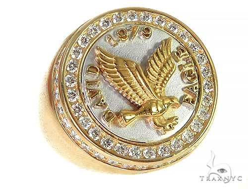 Geliefde Eindeloos Ik heb het erkend 18K Two Tone Custom Made Eagle Diamond Ring 66205: buy online in NYC. Best  price at TRAXNYC.