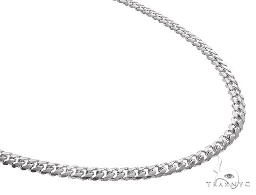 white gold cuban link chain 22 inch