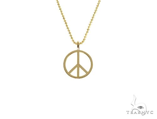 dainty circle necklace