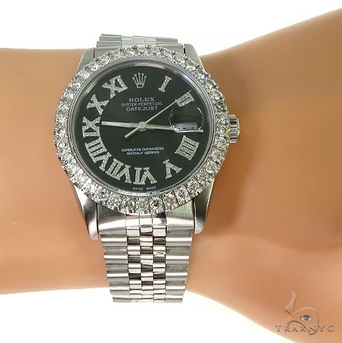 Rolex DateJust 36mm Diamond Bezel Watch best for jewelry. online in NY TRAXNYC.