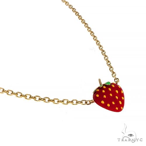 Gucci Necklace with strawberry pendant