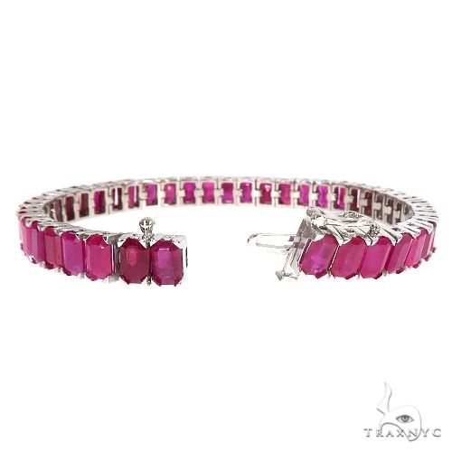 mens ruby tennis bracelet