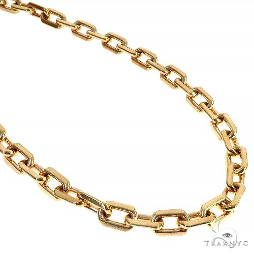 22K Yellow Gold Cable Anchor Link Chain