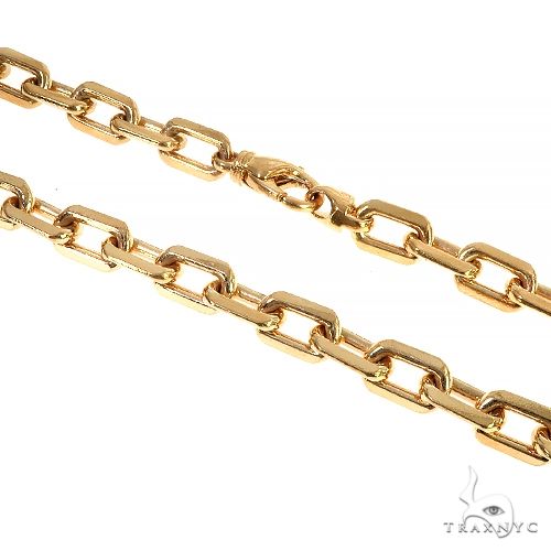 Solid 22K Yellow Gold Cable Anchor Link Chain 66964