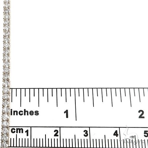 14k gold parcel diamond tennis bracelet 67130 mens diamond gold 14k round cut 4 43 ct