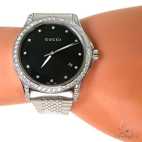 Gucci ladies clearance watch with diamonds