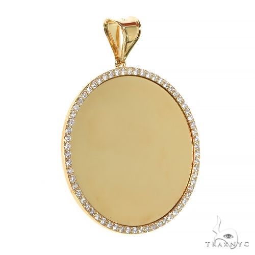 Large Diamond Photo Pendant 67371 Mens 