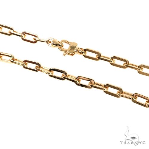 Thick Links Chain Necklace 18k Gold Plated Bold Links Cable 