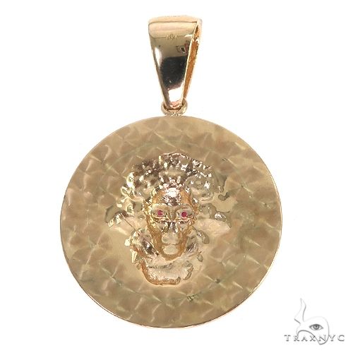 14K Yellow Gold Lion Pendant 36994: buy online in NYC. Best price