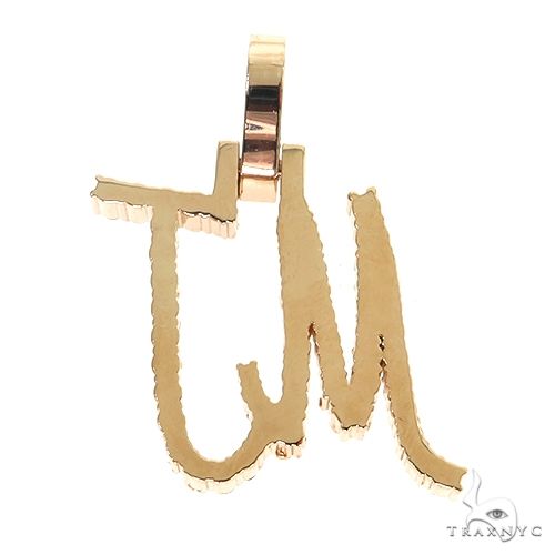 Custom Made Diamond 'MJ' Diamond Name Pendant 67500: best price for  jewelry. Buy online in NY at TRAXNYC.