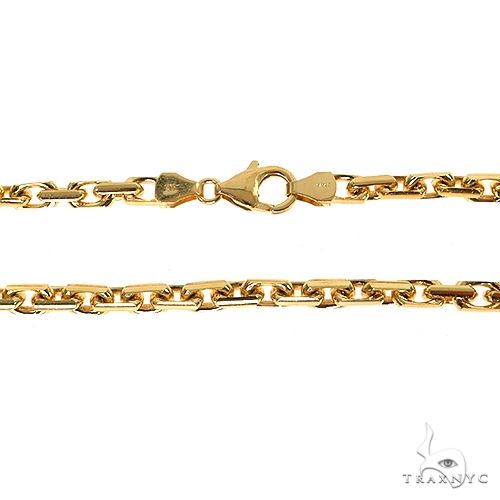 Solid 22K Yellow Gold Cable Anchor Link Chain 66964