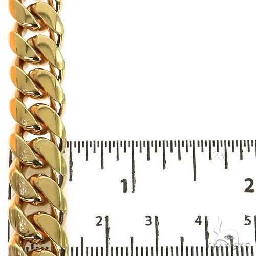 Miami Cuban Chain 14k Yellow Gold 18 Inches 12mm 185.4 Grams 46079