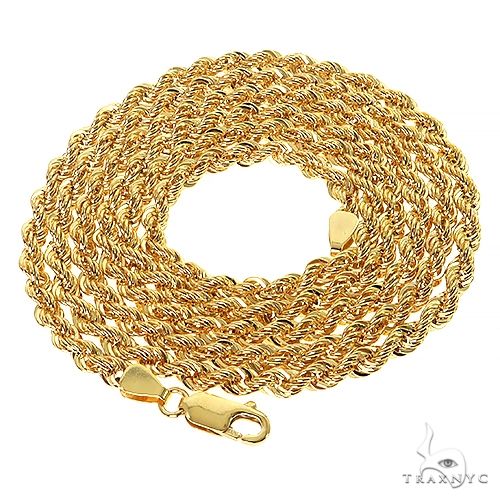 14kt Yellow Gold Solid Rope Chain 1.0 mm Width 22.0 Inch Long (3.2 Grams)  by RG&D.., #14kt #gold #chain #jewe…