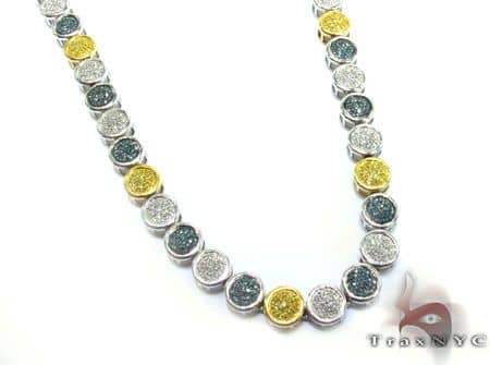 multi color diamond chain