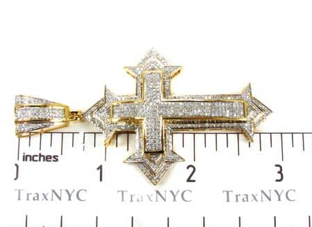 Hip Hop Jewelry - Yellow Spartan Cross 
