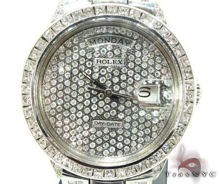 princess cut diamond watch